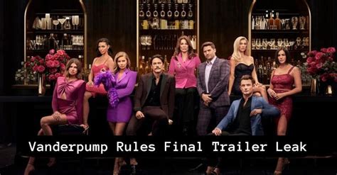 vanderpump rules trailer leak|LEAKED: Explosive Vanderpump Rules Finale Trailer